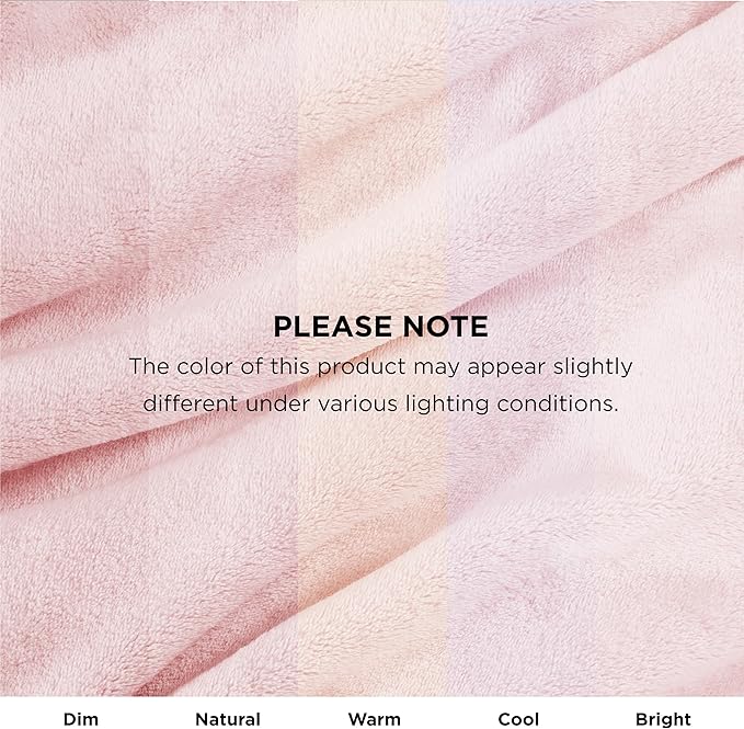 Bedsure GentleSoft Pink Fleece Throw Blanket for Couch - 300GSM Cozy Soft Blankets for Women, Cute Small Fleece Throws for Girls, Pink Home Decor Gifts, 50x60 Inches