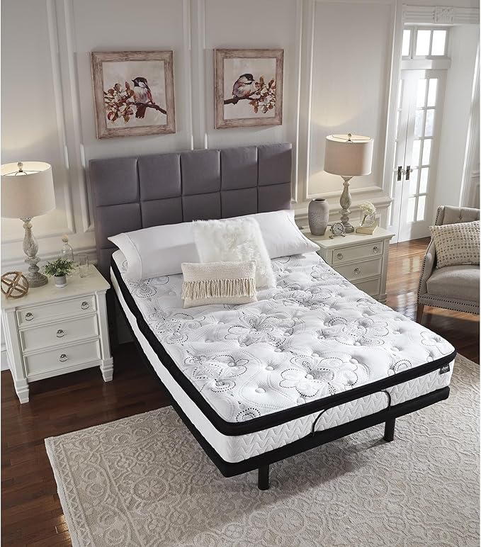 Ashley Chime King Mattress Hybrid 12 Inch Firm Memory Foam for Pressure Relief, Mattress In a Box with Cooling Gel, Fiberglass Free