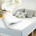 Best Price Mattress 3 Inch Gel Memory Foam Mattress Topper with Cover, CertiPUR-US Certified, Dorm Essentials, Short Queen