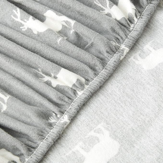 Eddie Bauer - Full Sheets, Cotton Flannel Bedding Set, Brushed For Extra Softness, Cozy Home Decor (Elk Grove, Full)