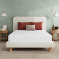 EGO 6 Inch Full Memory Foam Mattress - Green Tea & Cooling Gel, Medium Firm, CertiPUR-US Certified, Double Mattress, 54"x75", White