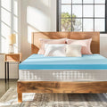 Subrtex Mattress Topper, Memory Foam Mattress Topper, Gel-Infused Memory Foam Topper for College and Dorm, Breathable Bed Toppers (4 Inch, Twin XL)