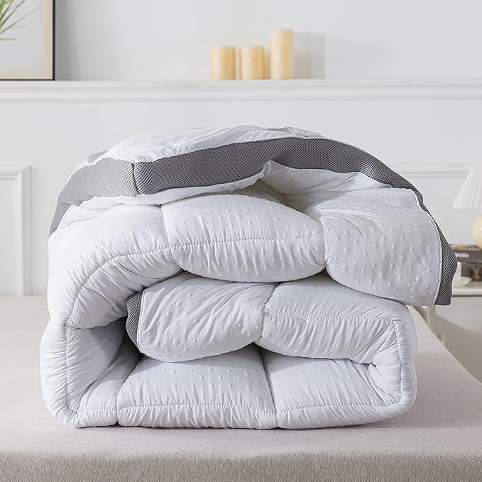 Mattress Topper King Mattress Pad Protector - Quality Plush Luxury Down Alternative Pillow Top - Extra Thick Mattress Cover(King Size)