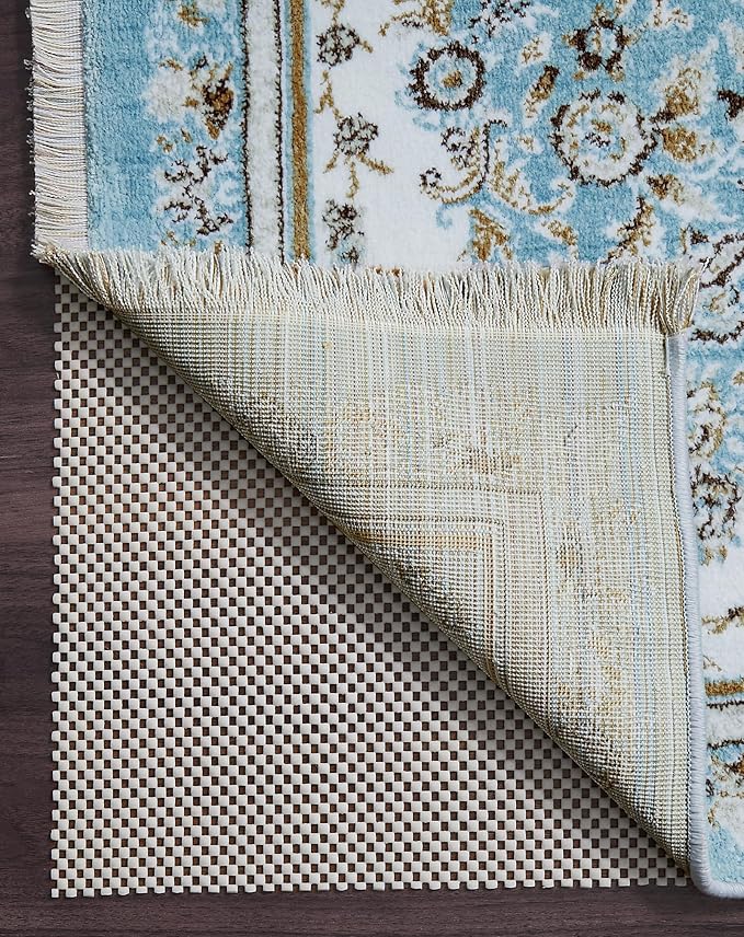 Veken 6x9 Ft Rug Pad Gripper for Hardwood Floors, Non Slip Rug Pads for Area Rugs, Thick Rug Grippers for Tile Floors, Under Carpet Anti Skid Mat, Keep Your Rugs Safe and in Place