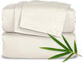 Twin XL Sheets by Pure Bamboo, Genuine 100% Organic Viscose Derived from Bamboo Bed Sheet Set, Luxuriously Soft & Cooling, Double Stitching, Lifetime Quality Promise (Twin XL, Ivory)