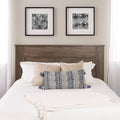 Prepac Stylish Flat Wood Panel Headboard for Queen Size Beds, Simplistic Wooden Queen Headboard 2.25" D x 64.5" W x 48" H, Drifted Gray, DHFQ-1301-1
