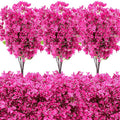 30 Pack Artificial Bougainvillea Floral 38" Silk Long Stem Bougainvillea Plants Hanging Table Centerpiece for Home Wedding Indoor Outdoor Decorations (Rose Purple)