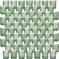 70pcs Assorted Votive Candle Holders - Green Glass Tea Lights Candle Holder in Bulk, Tealight Candle Holder for Table Centerpiece Wedding Decor Home Decoration