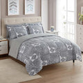 Sweet Home Collection 5 Piece Comforter Set Bag Solid Color All Season Soft Down Alternative Blanket & Luxurious Microfiber Bed Sheets, Tulsa, Twin