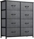 YITAHOME Dresser for Bedroom, Fabric Dresser with 8 Drawers, Tall Chest of Drawers for Closet